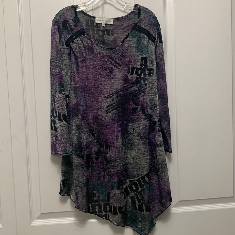 Porta Rosa dressy long top